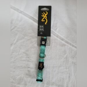 Browning Classic Webbing Collar Realtree Seaglass Small Teal, 10 to 16",…